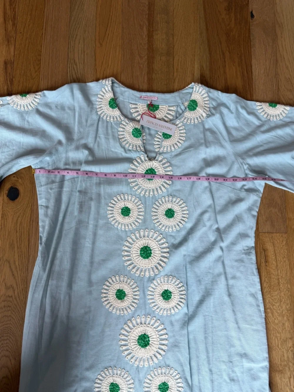 🌸 NWT - Frances Valentine Aster Maxi Caftan Dress - Size 1X 🌸 - Picture 13 of 15